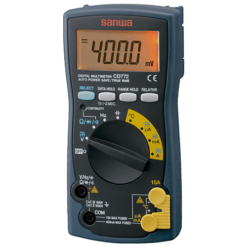 SANWA – DIGITAL MULTIMETER (1000 V) -MODEl -CD772