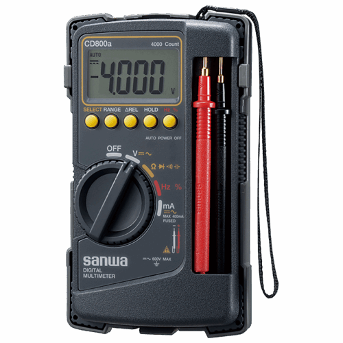 SANWA – DIGITAL MULTIMETER (600 V) -MODEl -CD800a