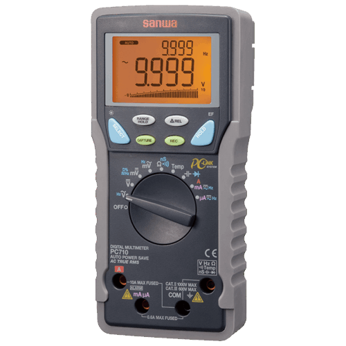 SANWA – DIGITAL MULTIMETER (1000 V) -MODEL-PC710